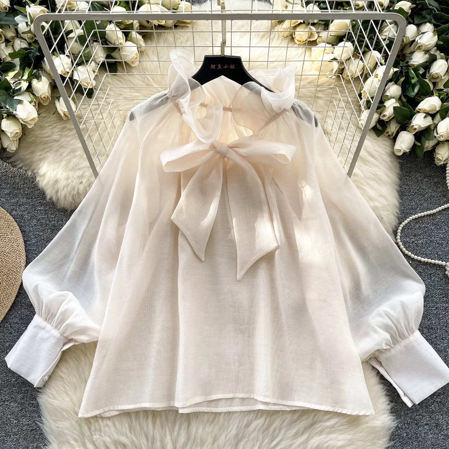 Tied together blouse BE359 images